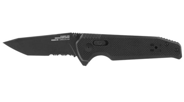 SOG-VISION XR – BLACK – PARTIALLY SERRATED SOG Gladewater Knife