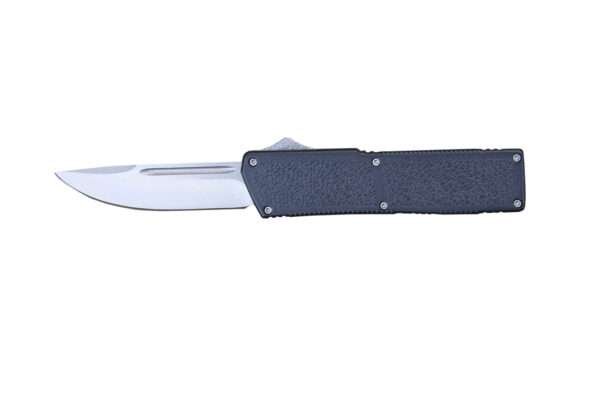 Lightning Elite Gray Drop Point Satin Blade Lightning Gladewater Knife