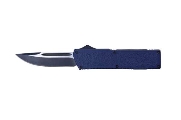 Lightning Elite Blue Drop Point Two Tone Blade Lightning Gladewater Knife