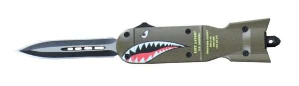 DELTA FORCE DA-BOMB OTF DAGGER AUTOMATIC KNIFE OD-GREEN (3″ TWO-TONE) Delta Force Gladewater Knife