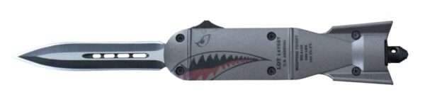 DELTA FORCE DA-BOMB OTF DAGGER AUTOMATIC KNIFE GRAY (3″ TWO-TONE) Delta Force Gladewater Knife