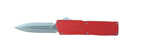 Lightning Elite Red Spear Point Satin Blade Lightning Gladewater Knife