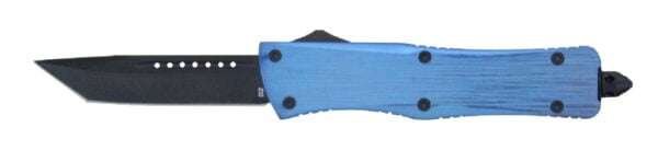 DELTA FORCE ELITE MODEL-A OTF AUTOMATIC KNIFE BLUE (3.75″ BLACK) Delta Force Gladewater Knife