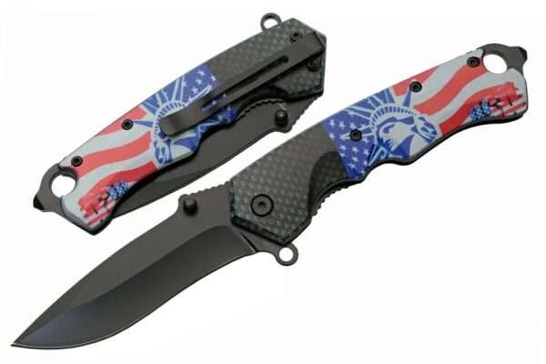 4.7 in. LADY LIBERTY FOLDER Assisted Open Rite Edge Gladewater Knife