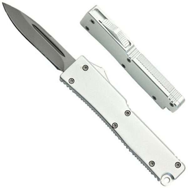 California Legal OTF Dual Action Knife (Silver) Other Brands Gladewater Knife