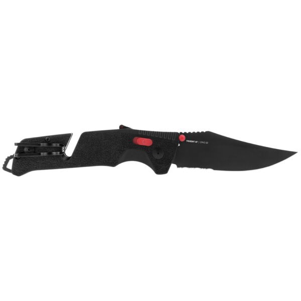 SOG-TRIDENT AT – BLACK & RED – PARTIALLY SERRATED SOG Gladewater Knife