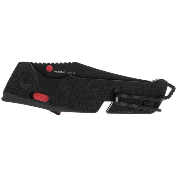 SOG-TRIDENT AT – BLACK & RED – PARTIALLY SERRATED SOG Gladewater Knife