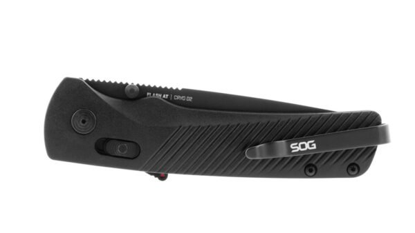 SOG-FLASH AT – BLACKOUT – PARTIALLY SERRATED SOG Gladewater Knife