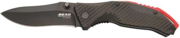 Bear & Son 61103 – 4 1/2 in. Black Aluminum Assisted Opening Sideliner Bear & Sons Gladewater Knife