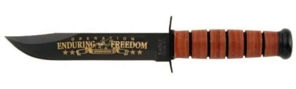 KA-BAR 9168 – US ARMY Operation Enduring Freedom Commemorative Ka-Bar Gladewater Knife