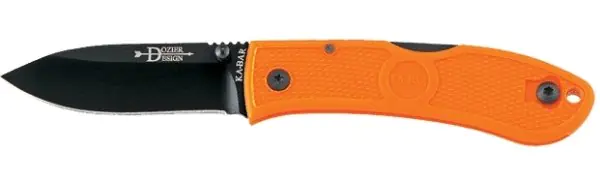 KA-BAR? Dozier Folding Hunter- Blaze Orange Ka-Bar Folding Gladewater Knife