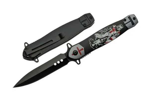 Rite Edge – 4.5 THE CRUSADER STILETTO Rite Edge Gladewater Knife
