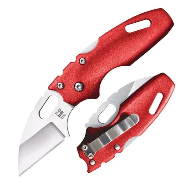 ColdSteel – Mini Tuff Lite Plain Edge Red Cold Steel Gladewater Knife