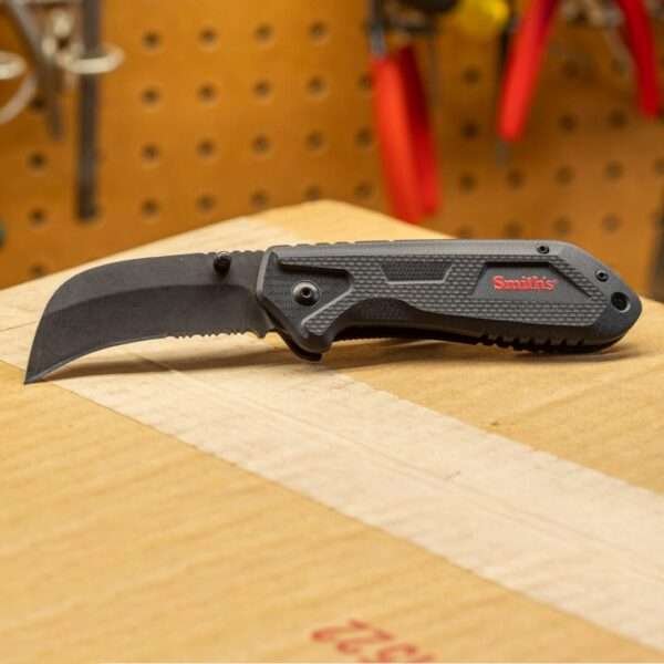 51240 EDGEWORK-SITE HAWK BILL KNIFE Smiths Gladewater Knife