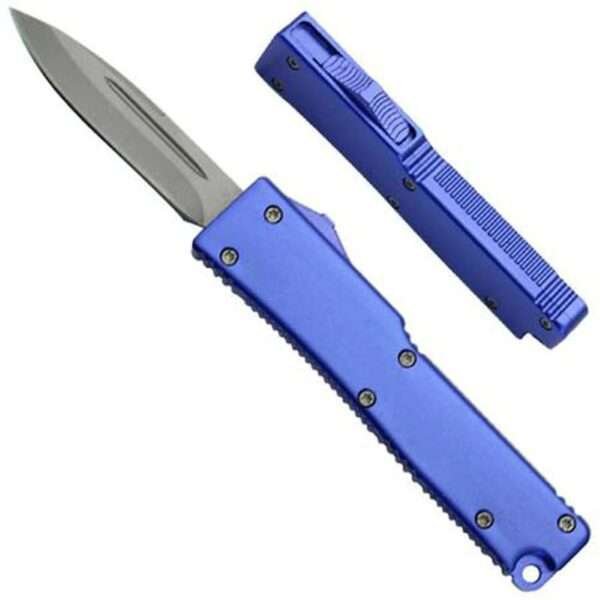 Dual Action Mini OTF Knife  (Blue) Other Brands Gladewater Knife