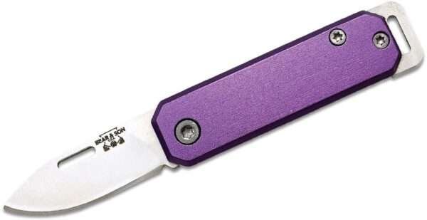 2-1/2 in. ALUMINUM SLIP JOINT Purple Bear & Son Gladewater Knife