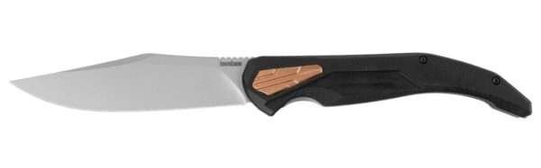 Kershaw 2076 Strata KVT Flipper Knife 4.5″ D2 Bead Blasted Clip Point Kershaw Gladewater Knife