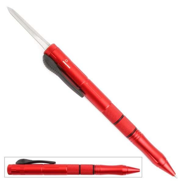 Tactical Executive Auto Pen Knife Red OTF Pens Gladewater Knife