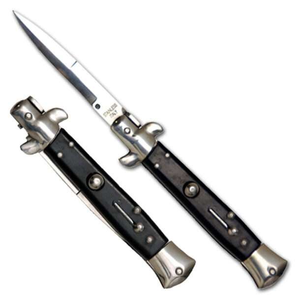 A10BK – Stiletto Style Black Automatic Knife Other Brands Gladewater Knife