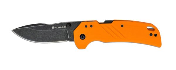 3″ DRIFTER 4116SS BLACK STONEWASH CLIP PT – BLAZE ORANGE Cold Steel Gladewater Knife