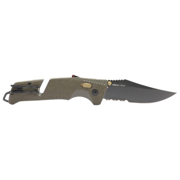 SOG-TRIDENT AT – OLIVE DRAB – PARTIALLY SERRATED SOG Gladewater Knife