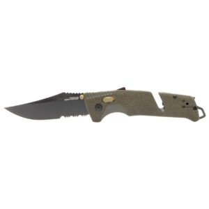 SOG-TRIDENT AT – OLIVE DRAB – PARTIALLY SERRATED SOG Gladewater Knife