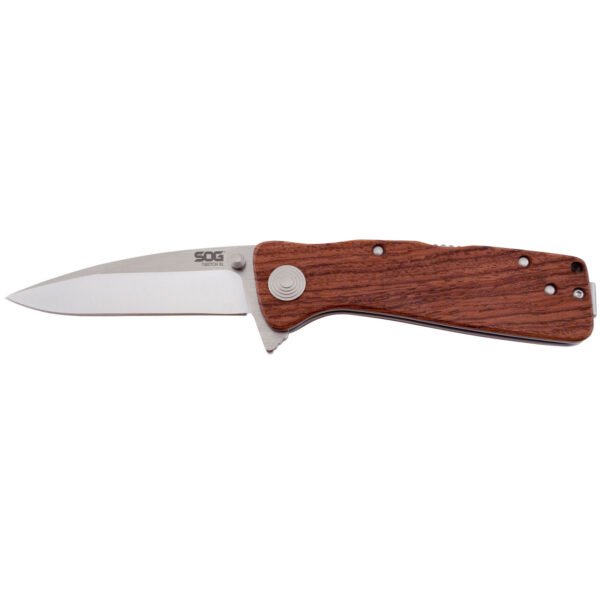 SOG-TWITCH XL – WOOD HANDLE SOG Gladewater Knife