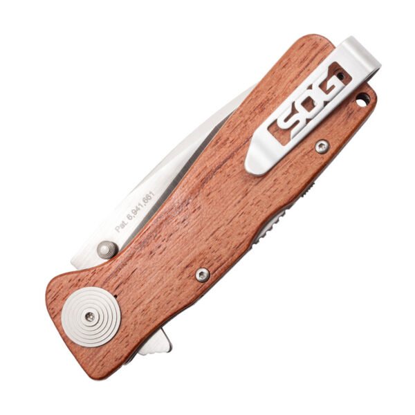 SOG-TWITCH XL – WOOD HANDLE SOG Gladewater Knife