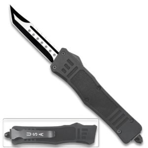 Black Legacy Edge OTF Knife Tanto Point Blade Gladewater Knife